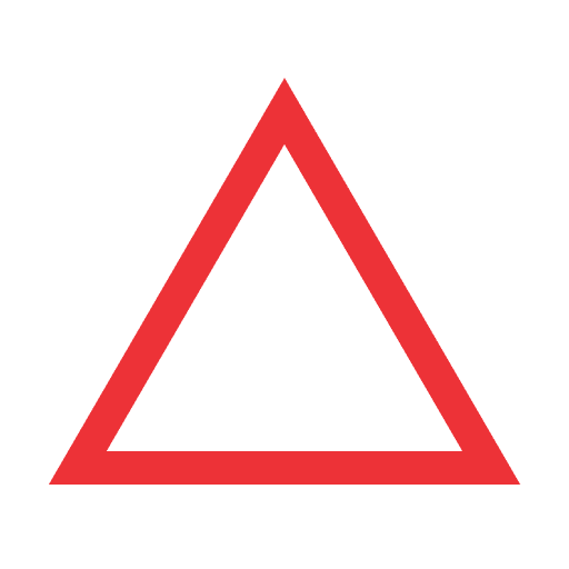 Insignia of danger warning sign