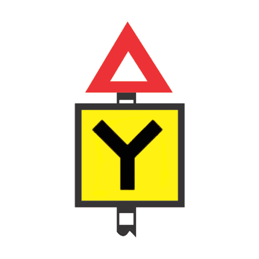 Warning of road junction ahead