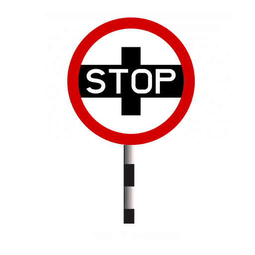 Where there is a "stop" line, all vehicles must stop behind such line. Where there is no "stop" line, stop in such a position that the front of the vehicle will not encroach on the path of traffic coming from any other direction