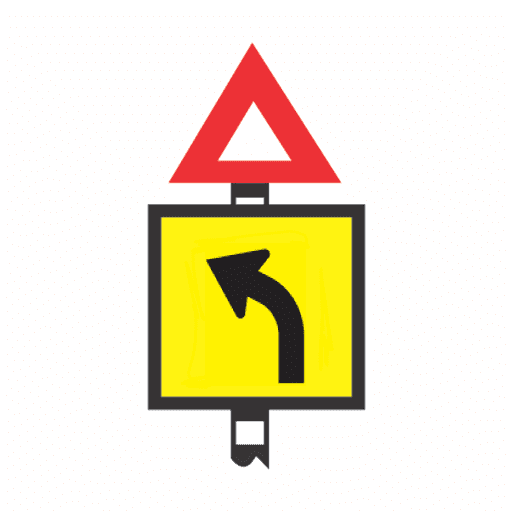 Warning of curve ahead