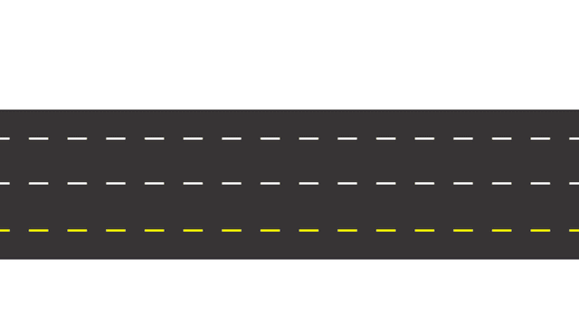 Example : Edge of a carriageway line - No motor vehicle shall cross or straddle the yellow line except in order to overtake traffic which is turning to the right